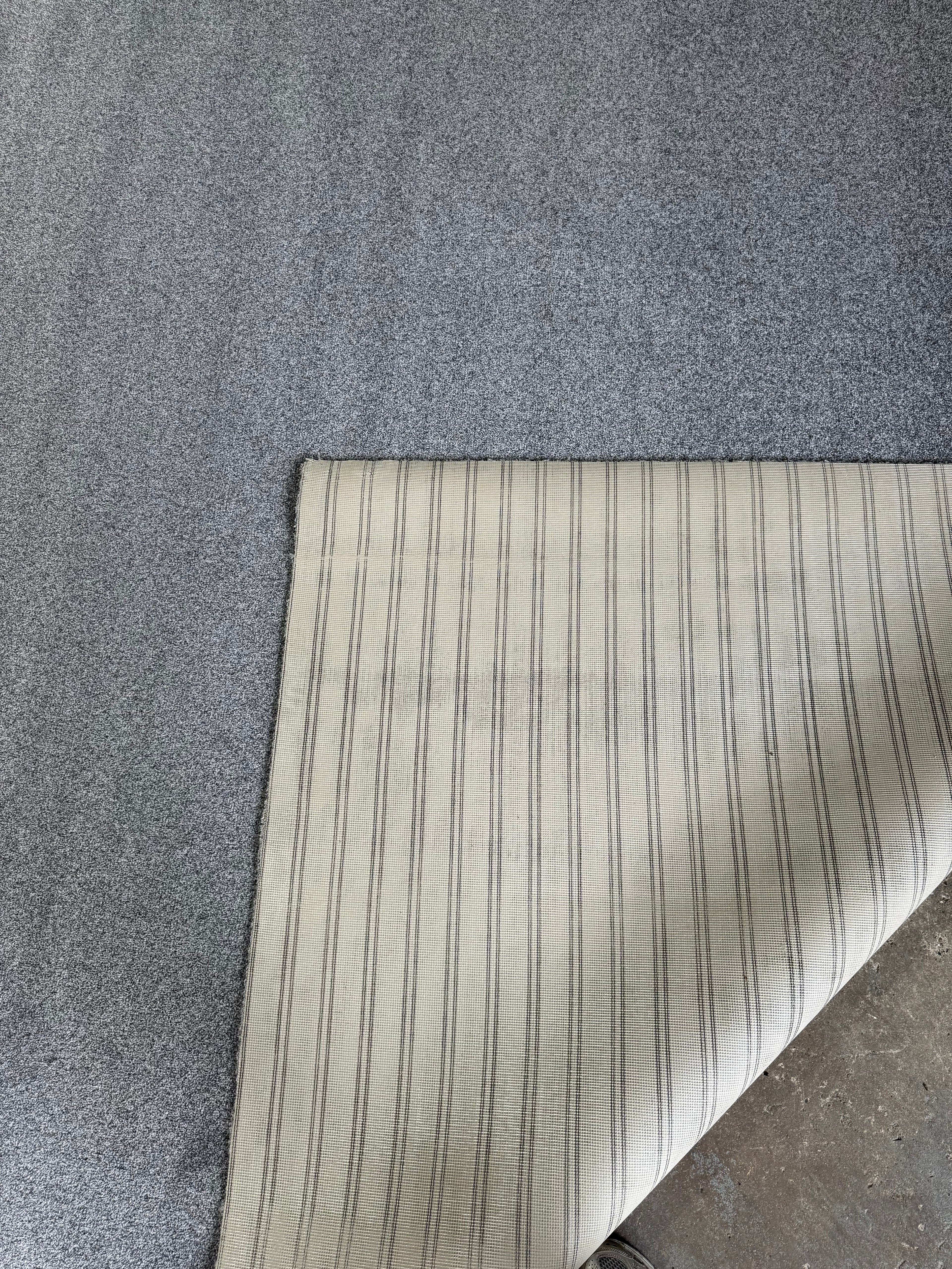 Super Twist Carpet Remnant — Graphite — 3.65m × 5.00m